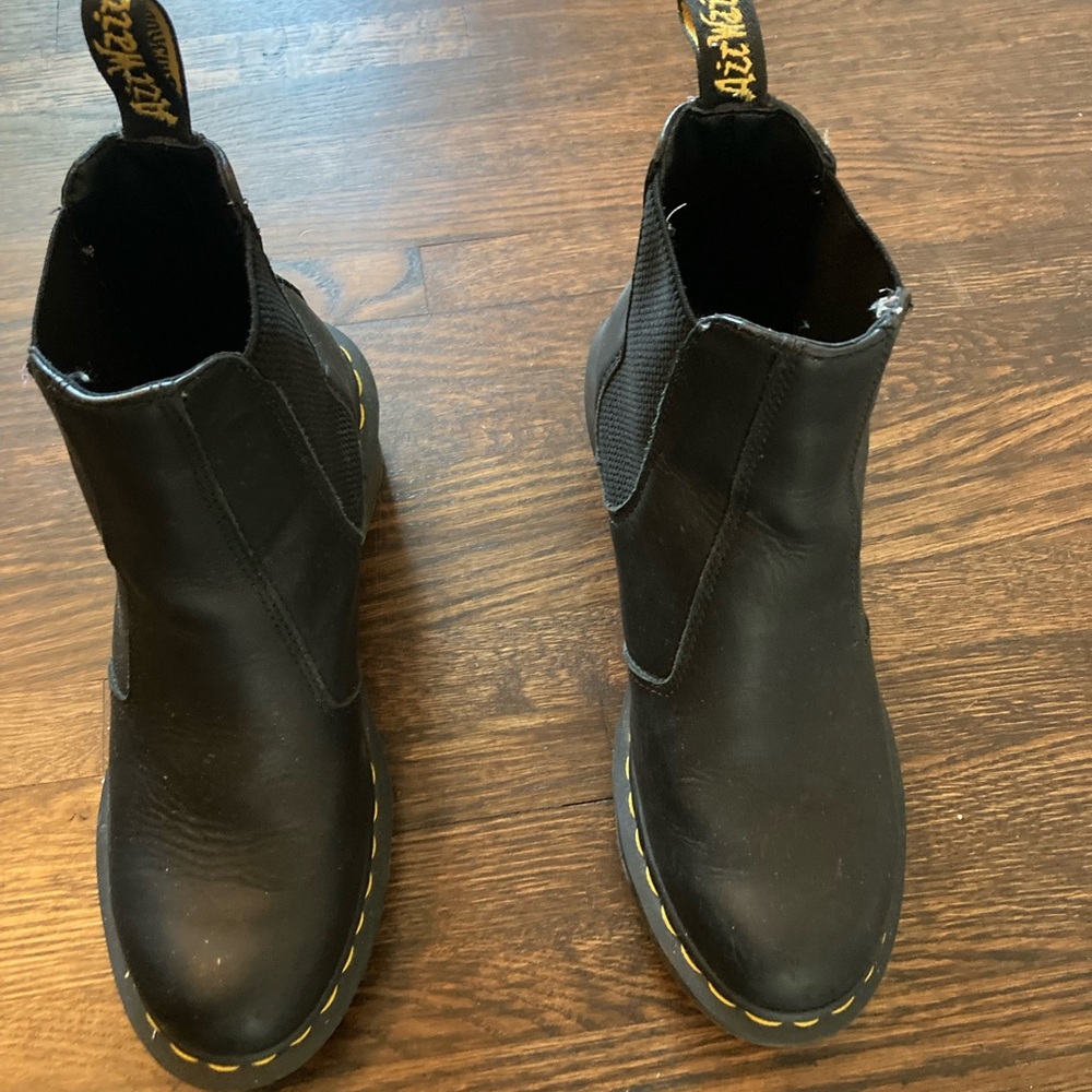 Dr. Marten Heeled Chelsea boots.
